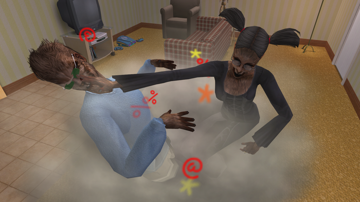 Sims 2 Werewolf Savage